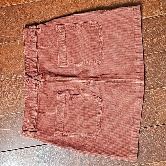 NWT AE sz 6 brown corduroy skirt. Super hi-rise a-line - Picture 7 of 8